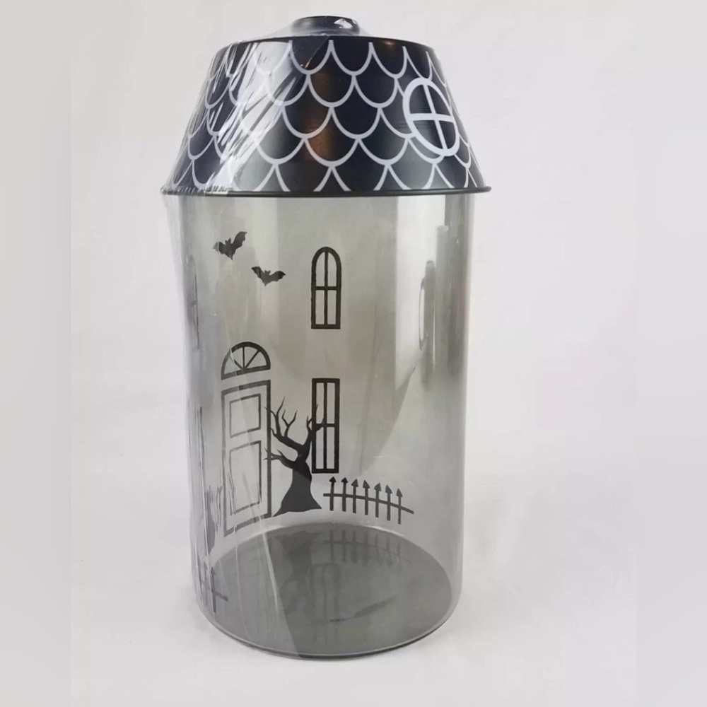 Novelty Haunt House  Glass canister - Picture 3 of 3